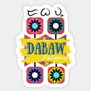 Baybayin word Davao Sticker